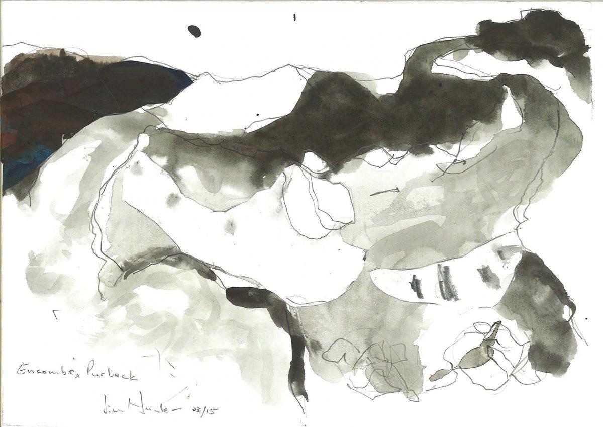 Abstract artwork using pencil
