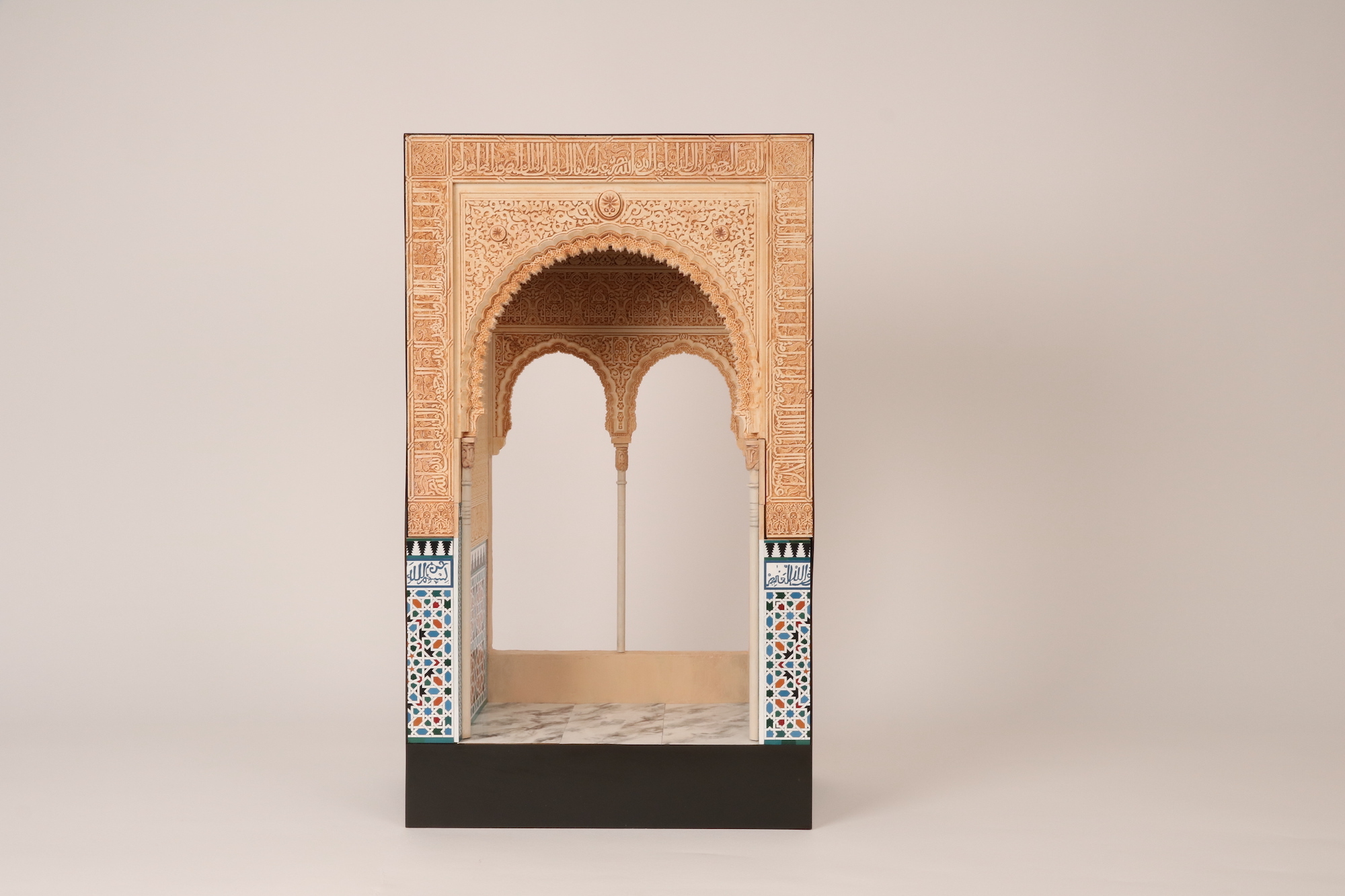 A model Moroccan-style archway by BA (Hons) Modelmaking student J Serra Bofill.