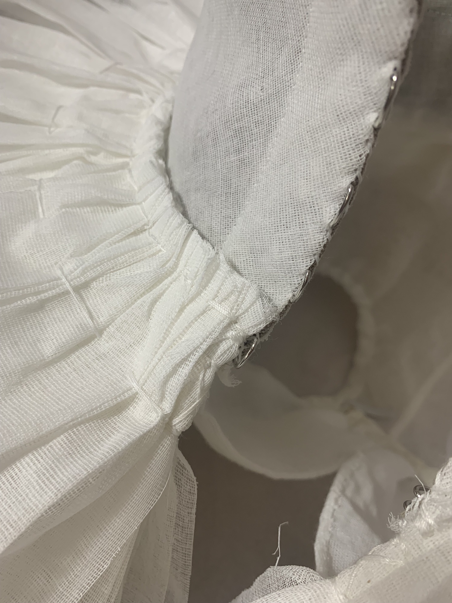 Close-up of a tutu skirt.