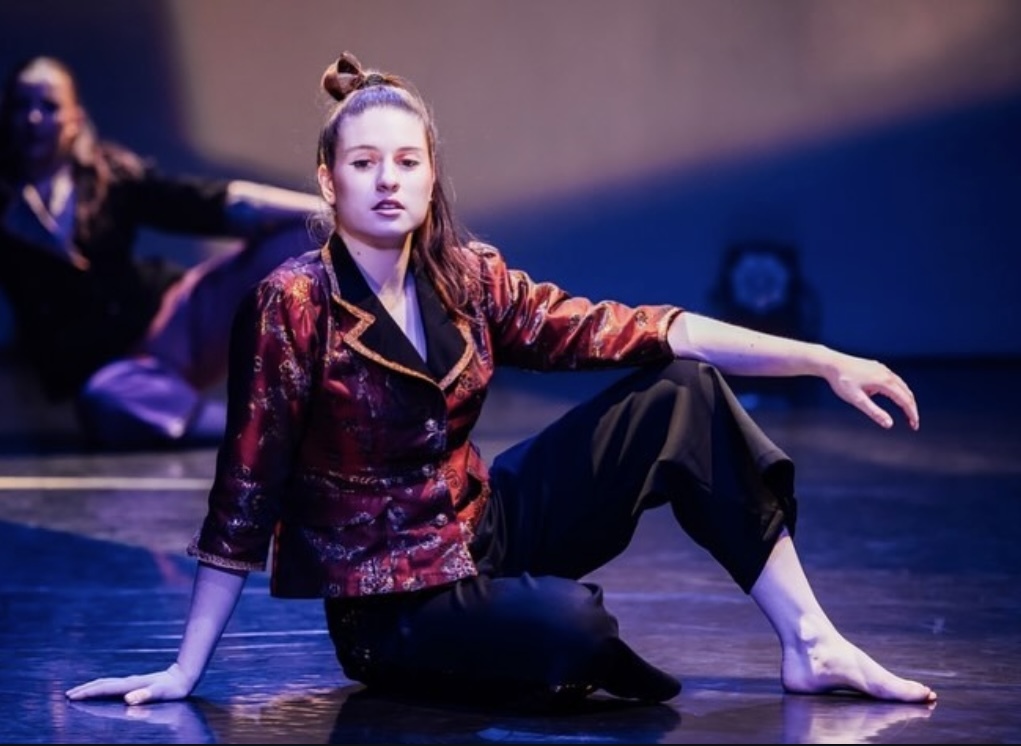 Professional photography from the dance production of DIVA, showcasing the costume being used during real live performance. Capturing all details of the intricate fabric and design features and trims.