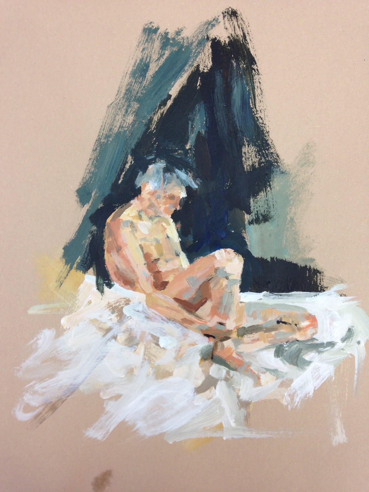 Life Drawing painted