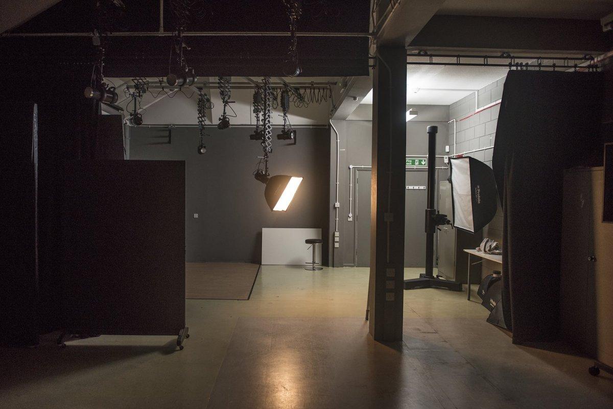 Lighting equipment in a Photography studio