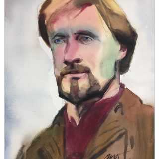 Painting of Associate Prof. Dominic Shepherd