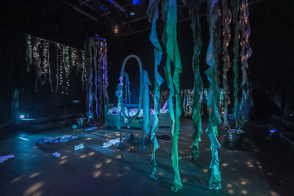 Set designed by students for Mermaid performance