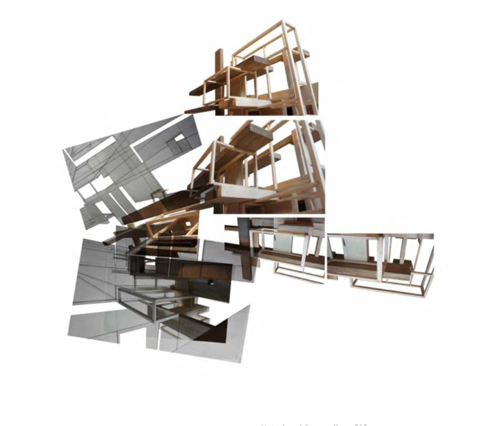 Abstract architectural mock-up
