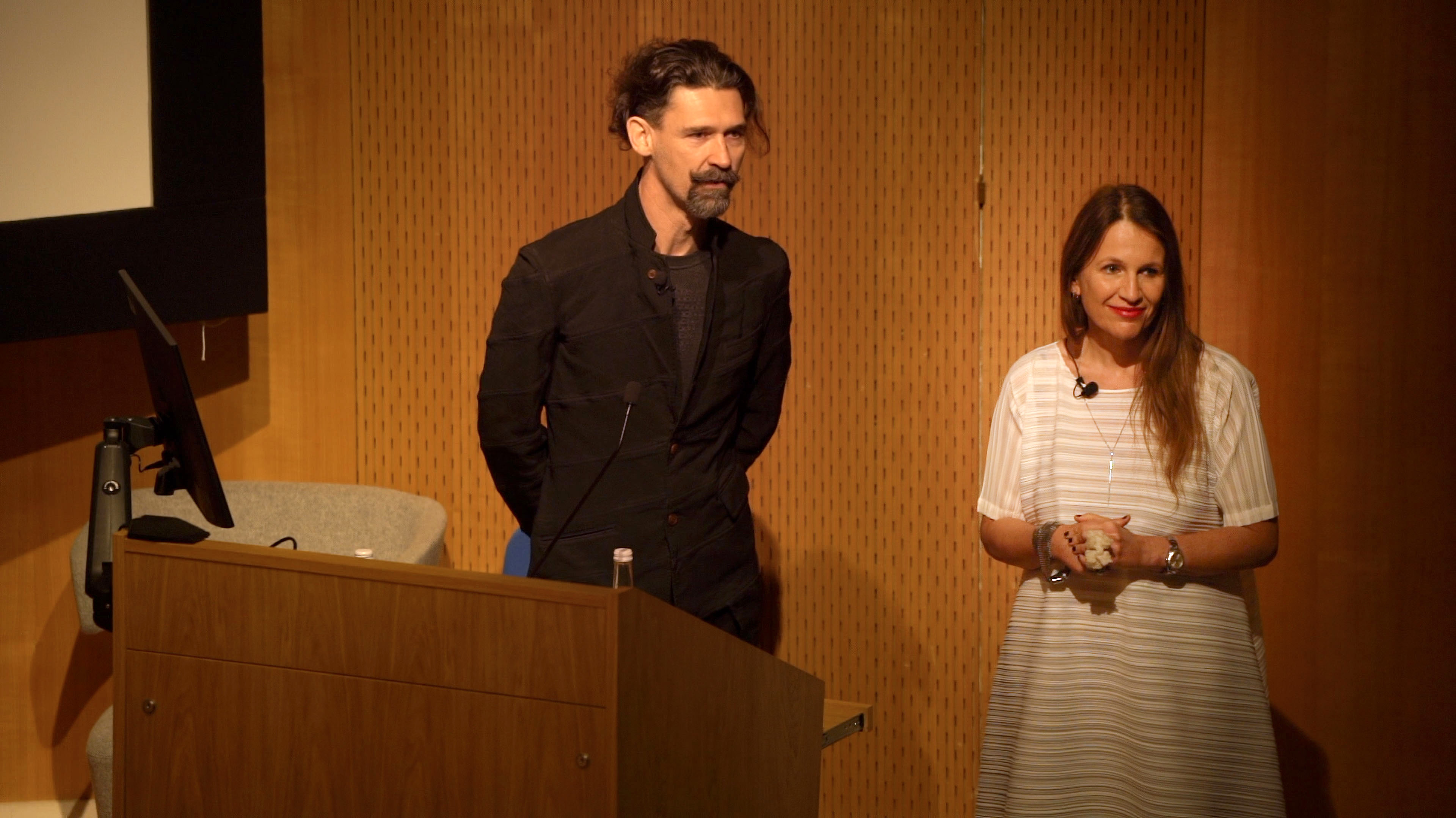 EcoLogic Studio's Marco Poletto and Claudia Pasquero at AUB