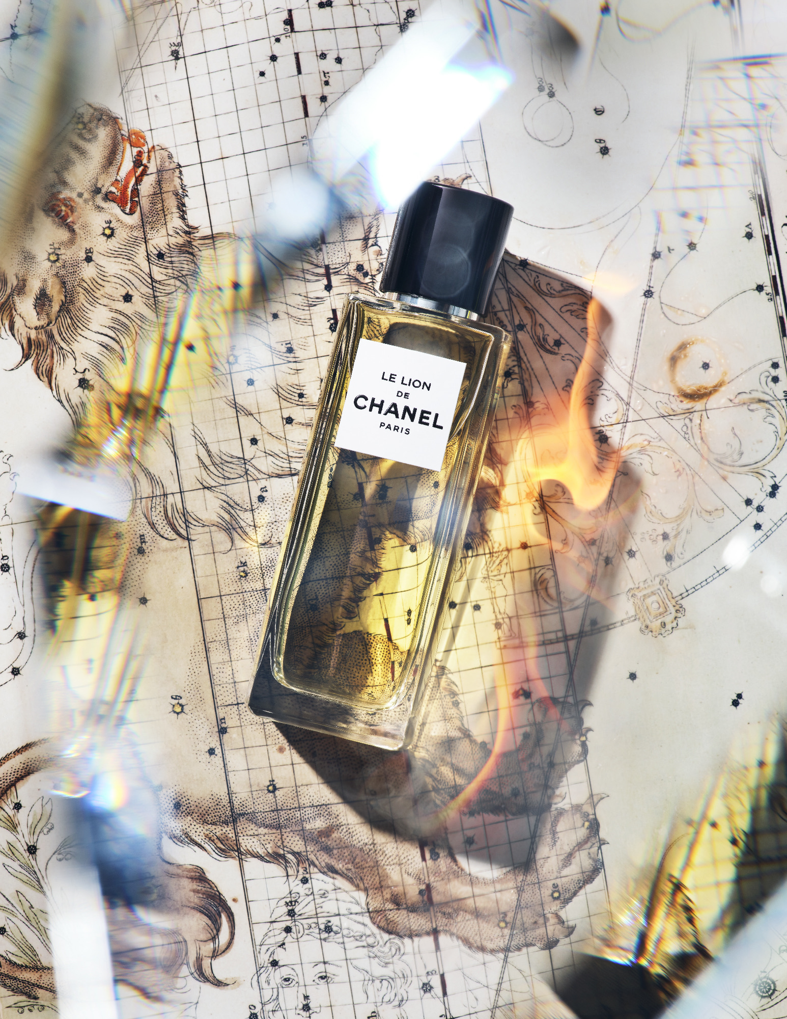 A bottle of 'Le Lion De Chanel'.
