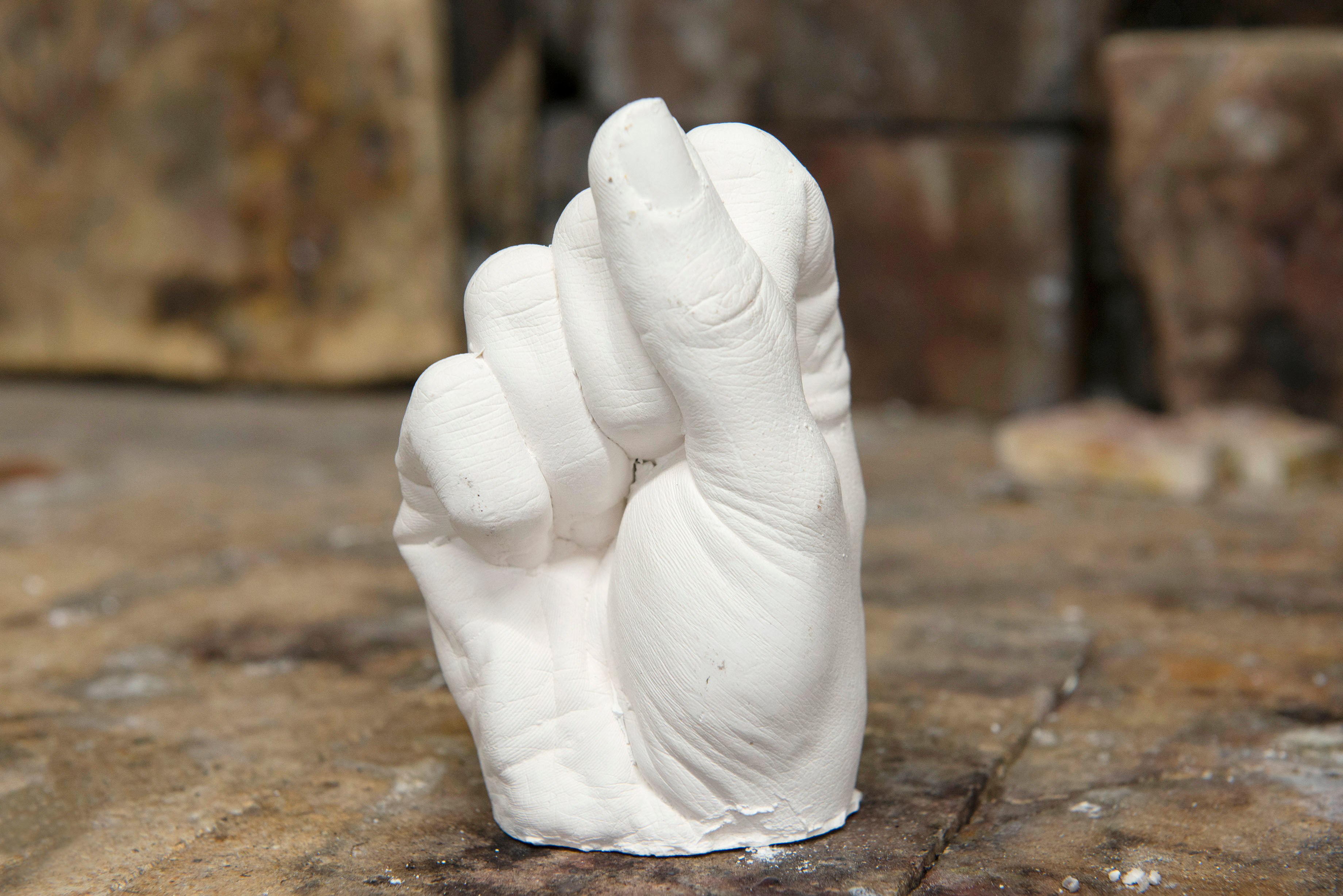 Sculpture of hand