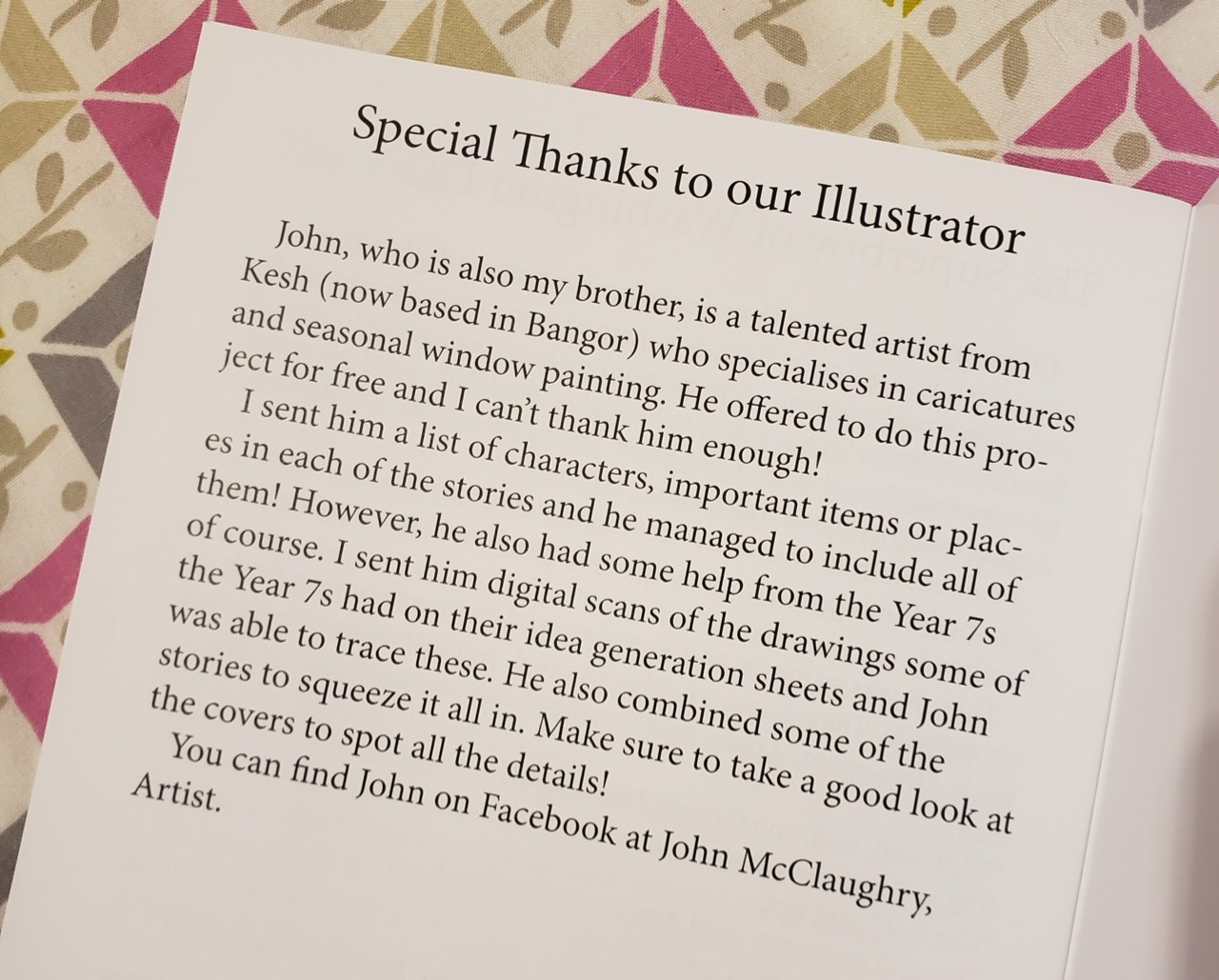 Special thanks to the illustrator in Naomi's community project anthology, white page.