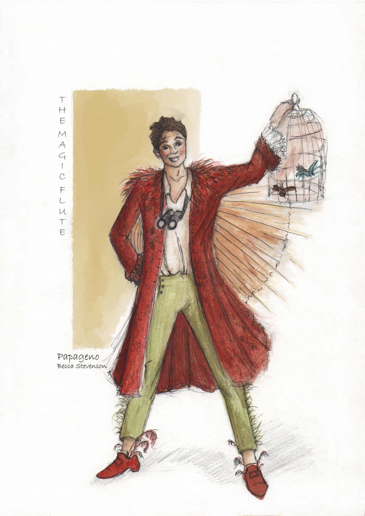 Costume designed inspired by Papageno