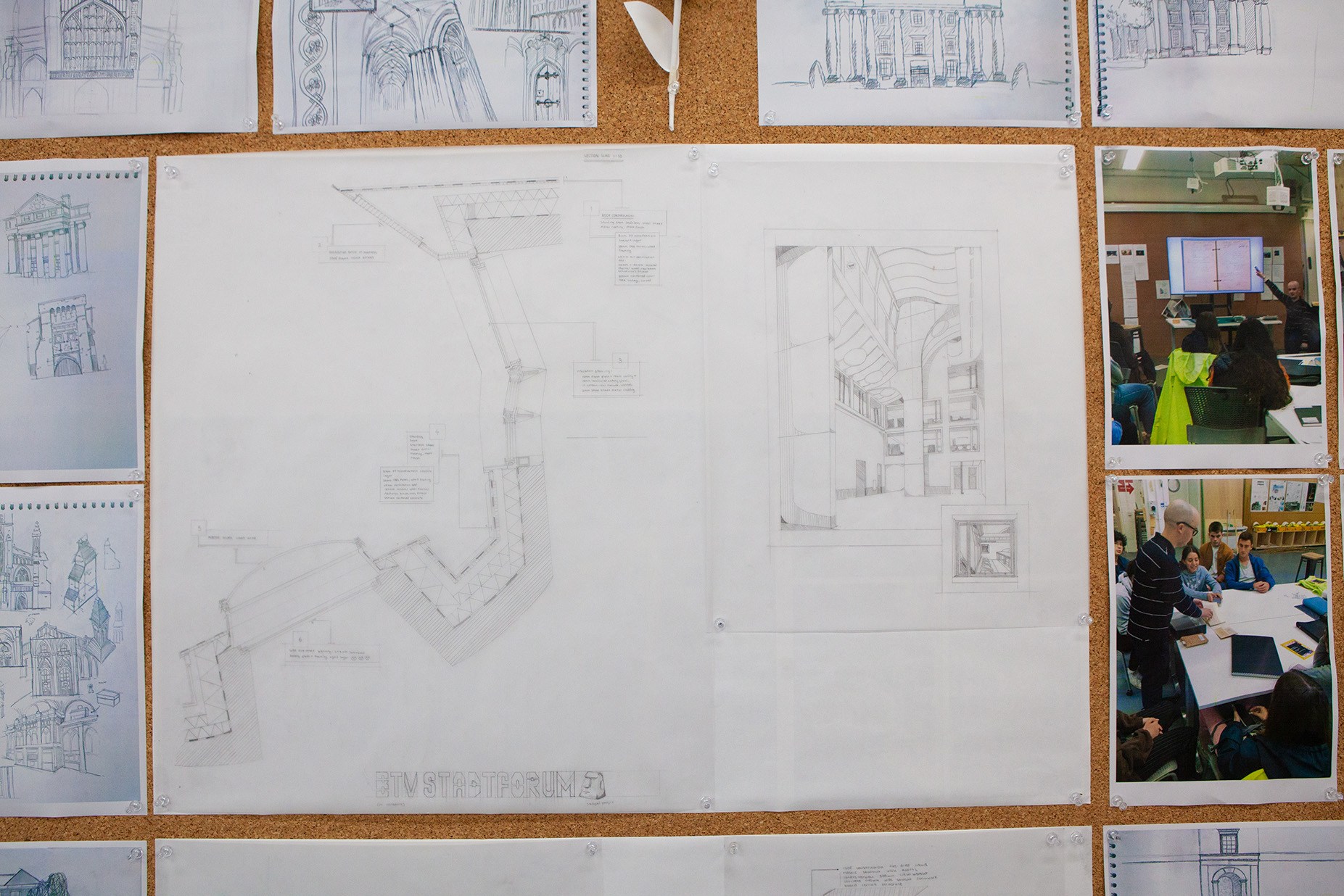 A technical drawing of an architecture plot