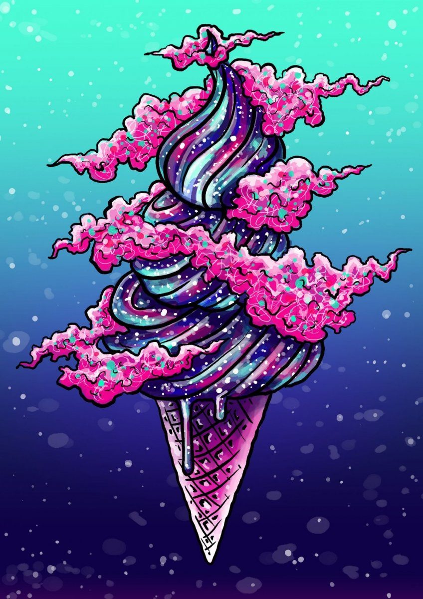 illustration of an ice cream
