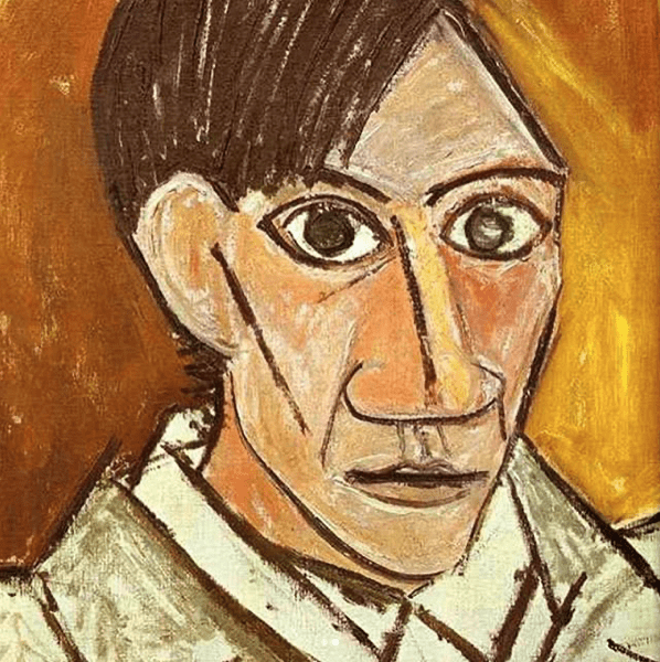 A painting version of a headshot for Senior Lecturer W Hargreaves