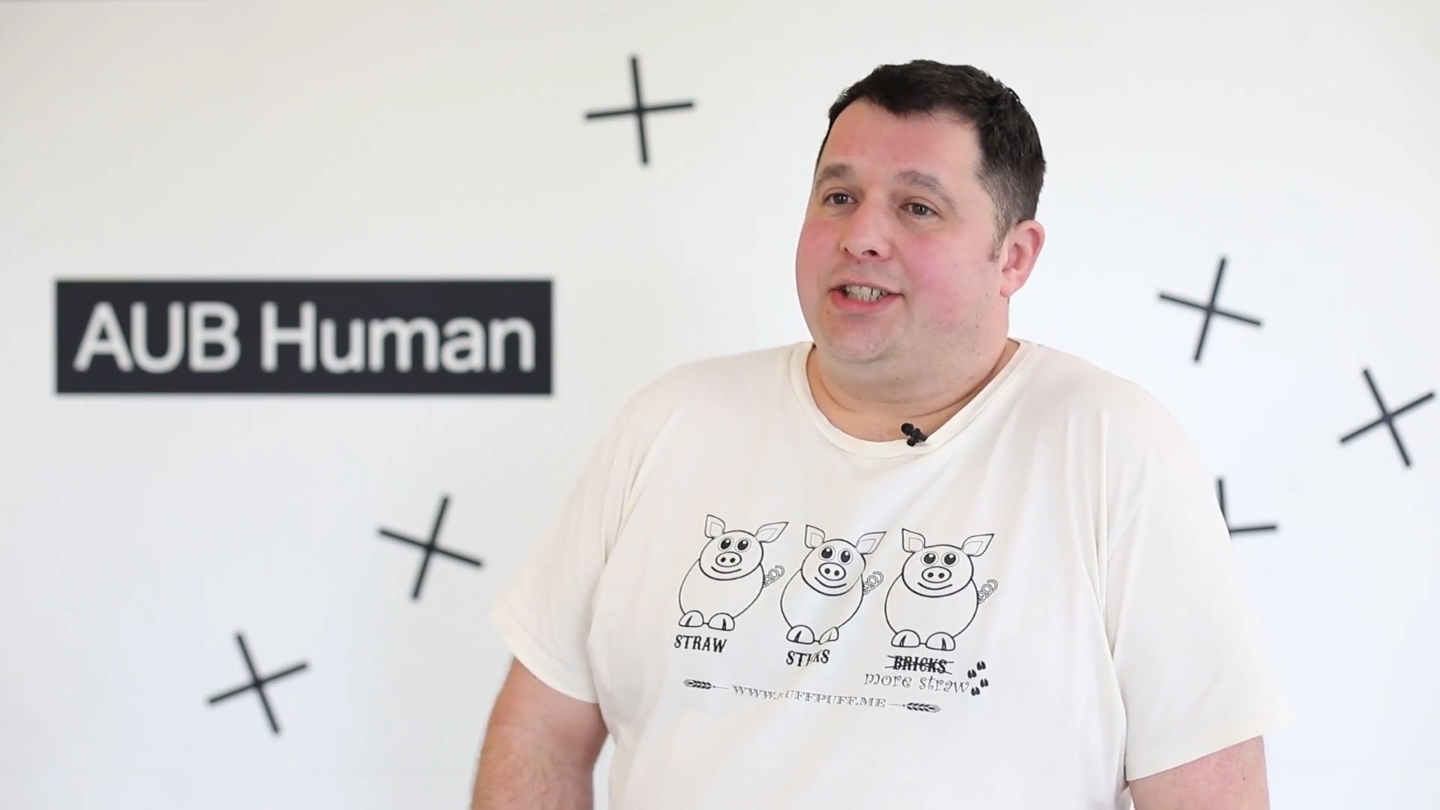 A still from an Interview with Phil Christopher
