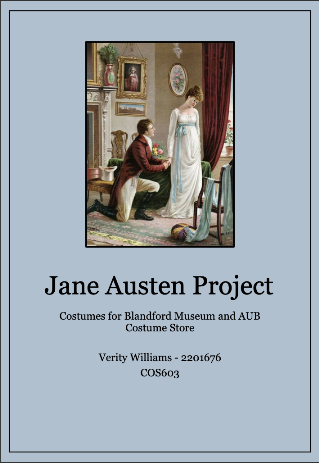 Jane Austen Project cover featuring painting of seated man in brown and standing woman in white dress within ornate room setting.