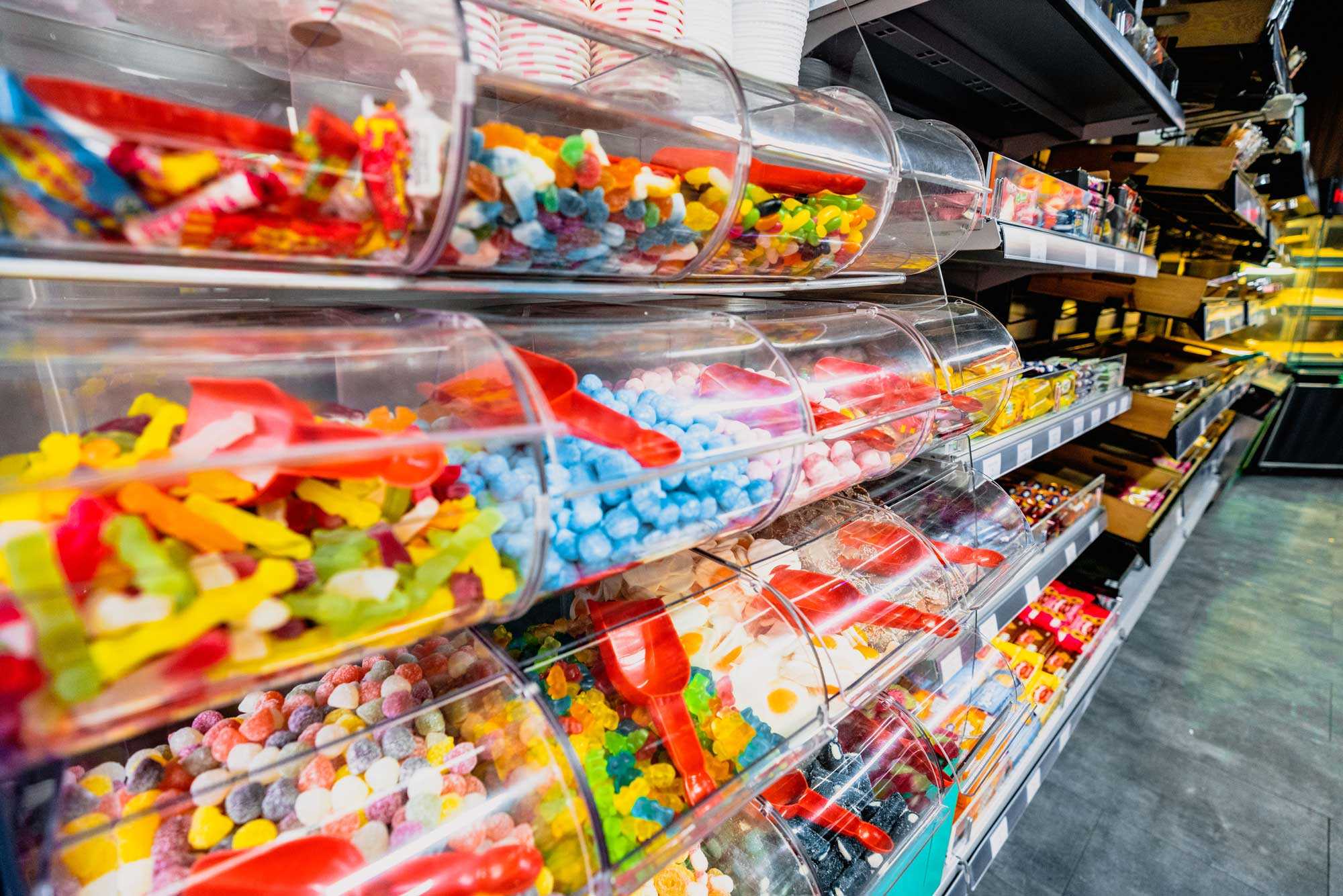 Image of The Shop displaying small sweets