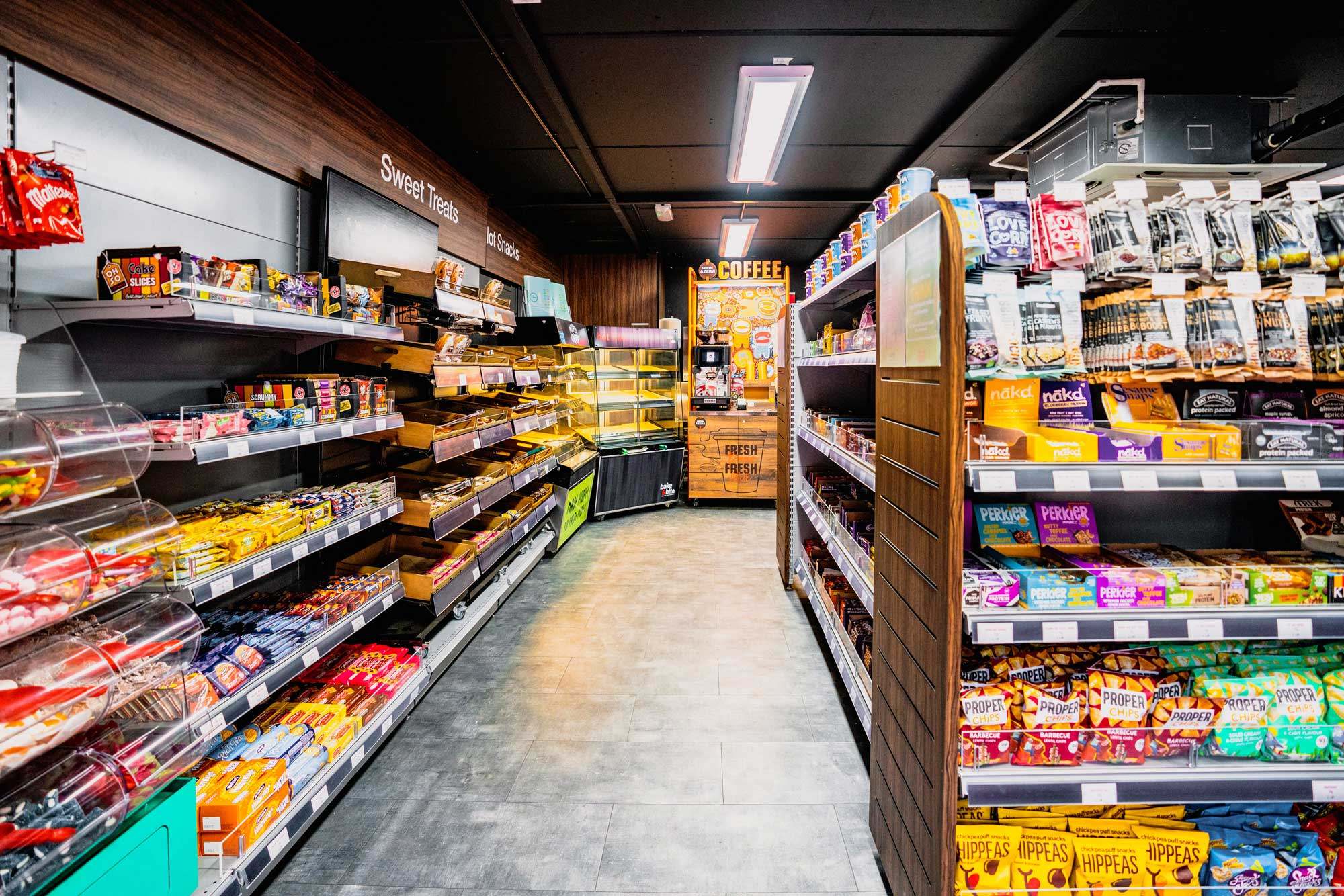 Image of The Shop displaying grocery items