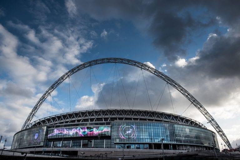 Silo branding at Wembley Stadium