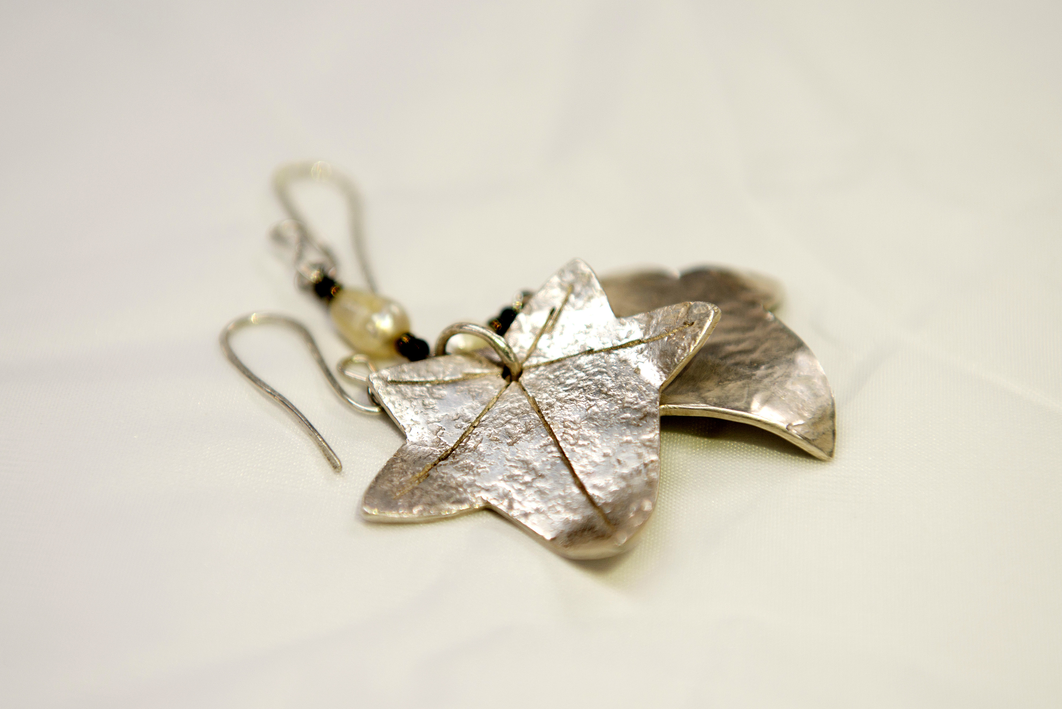 Example of silversmithing jewellery piece