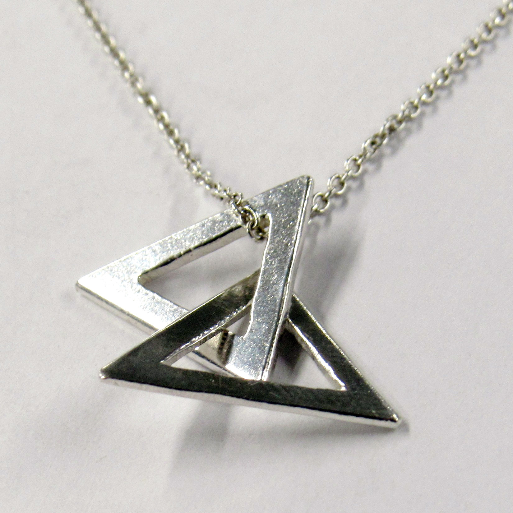 Example of silversmithing jewellery piece