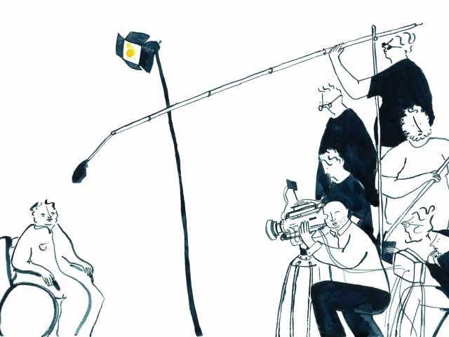 Drawing from a film production