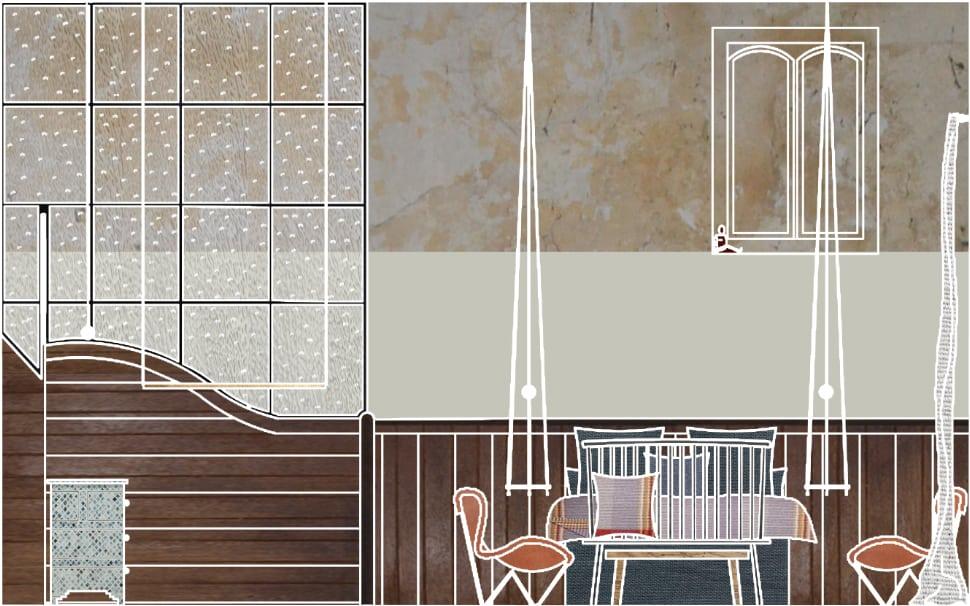 An illustration of The Xanthos Room West Section