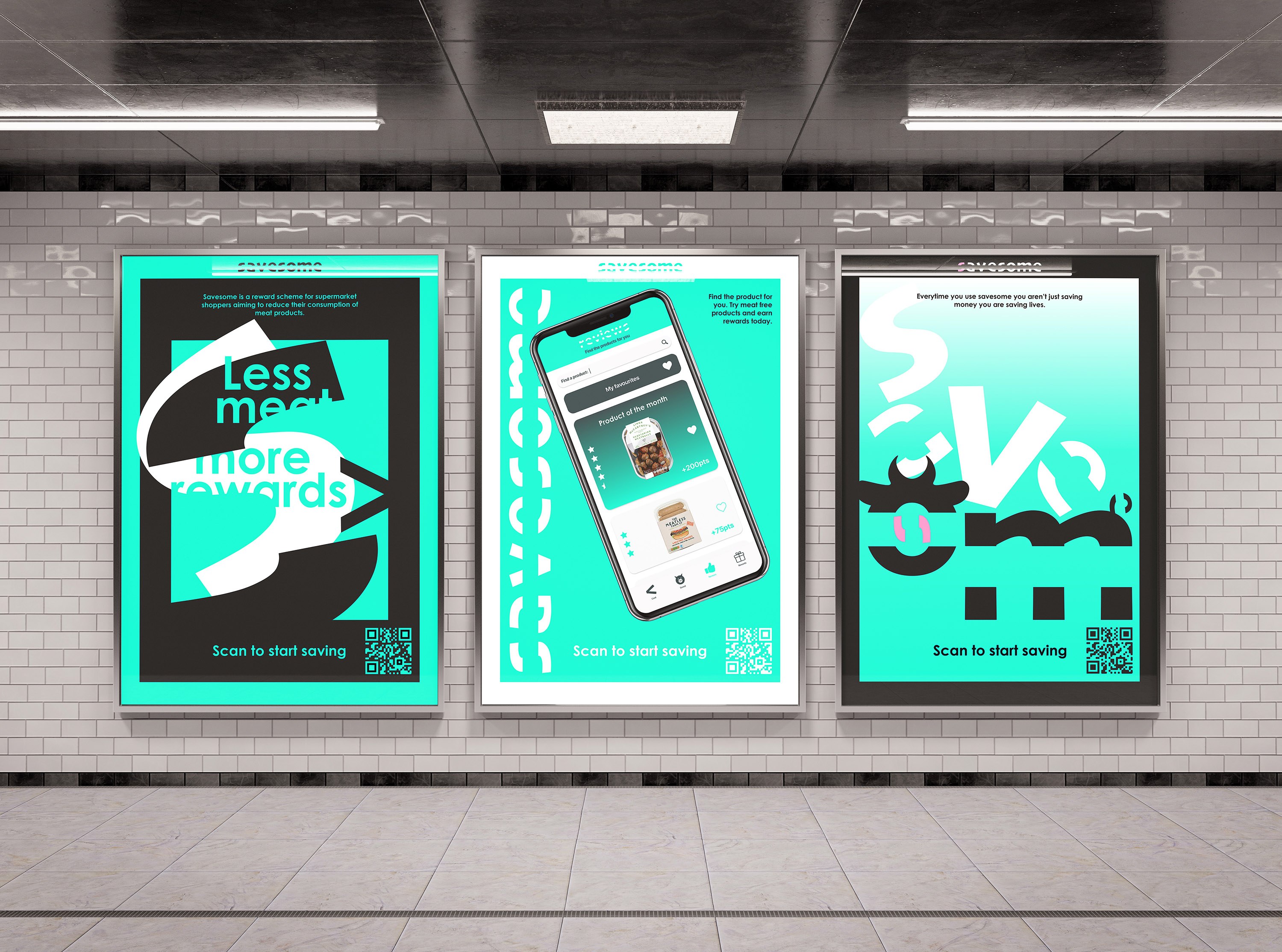 Savesome by Tom Cornwell, BA (Hons) Graphic Design