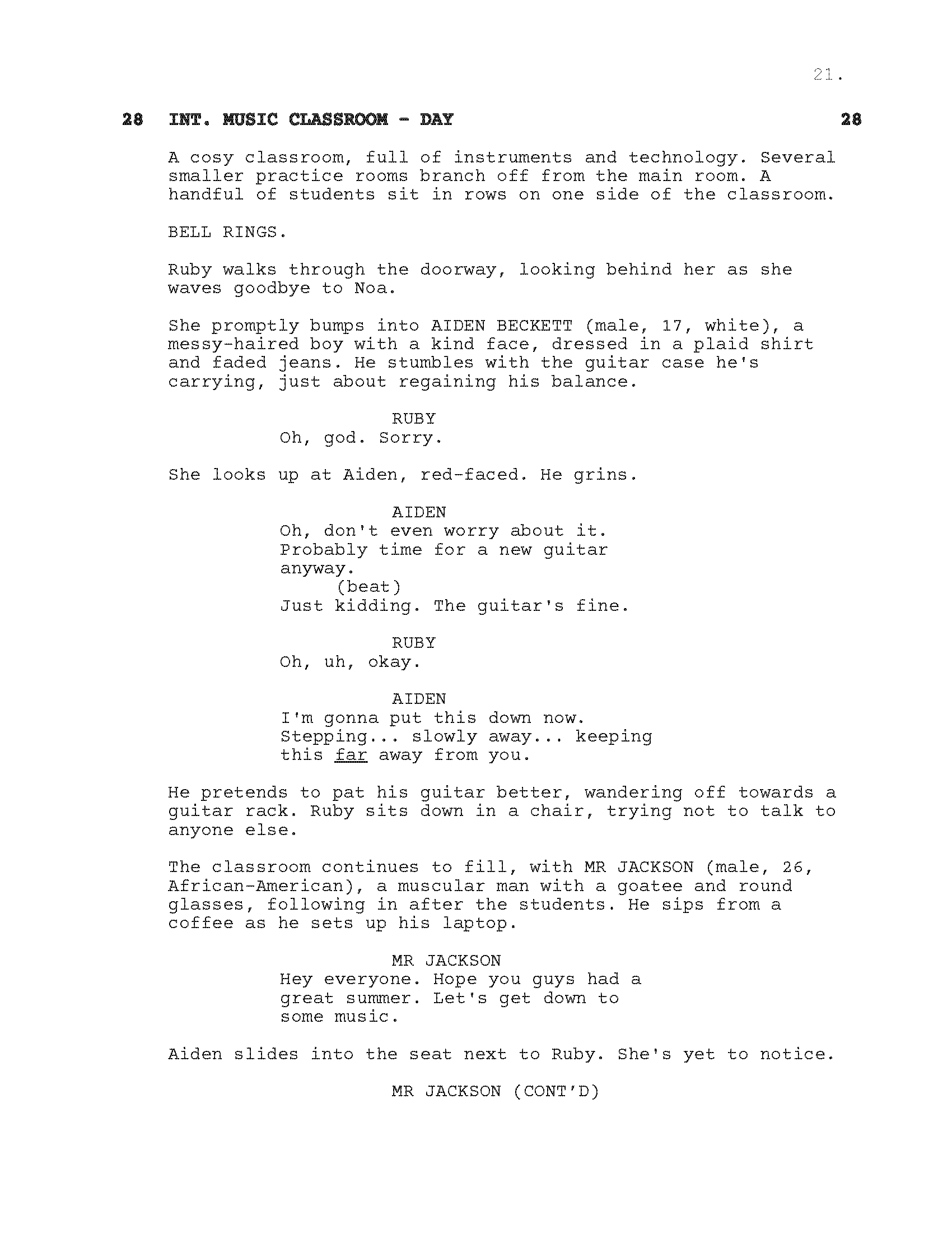 'Tune You Out' Page 21 by Nat Hawrylak.