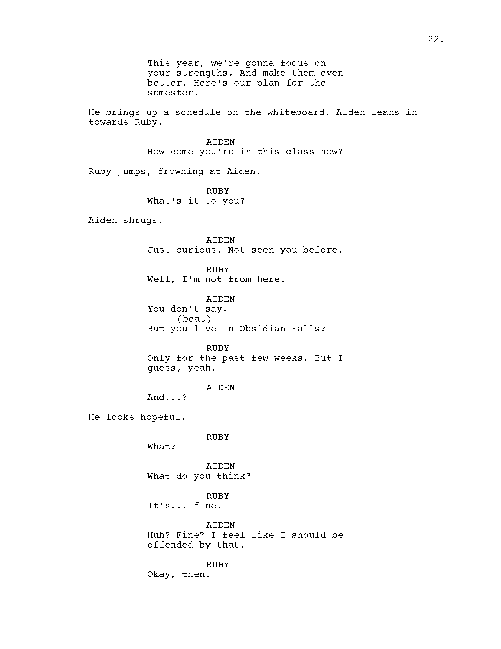 'Tune You Out' Page 22 by Nat Hawrylak.