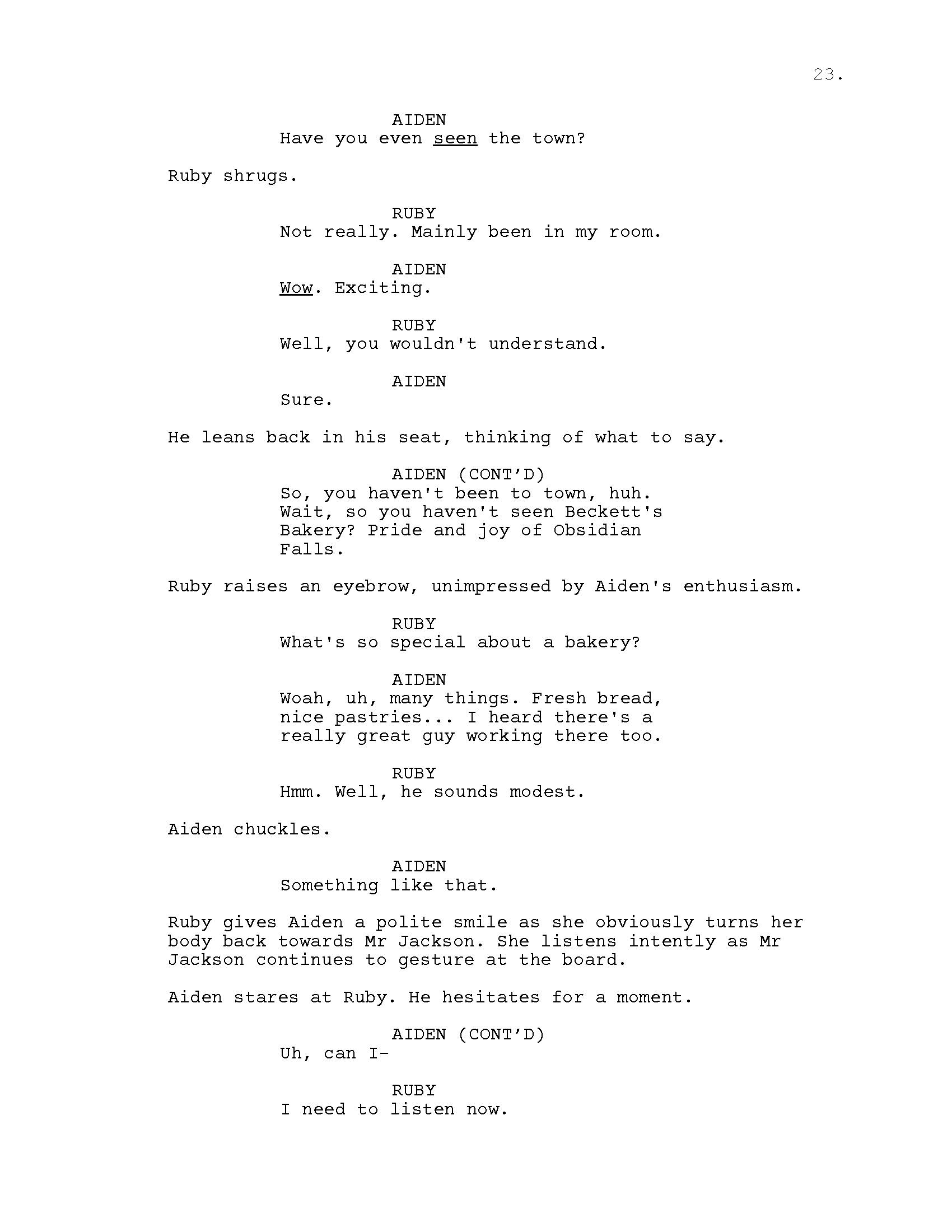 'Tune You Out' Page 23 by Nat Hawrylak.