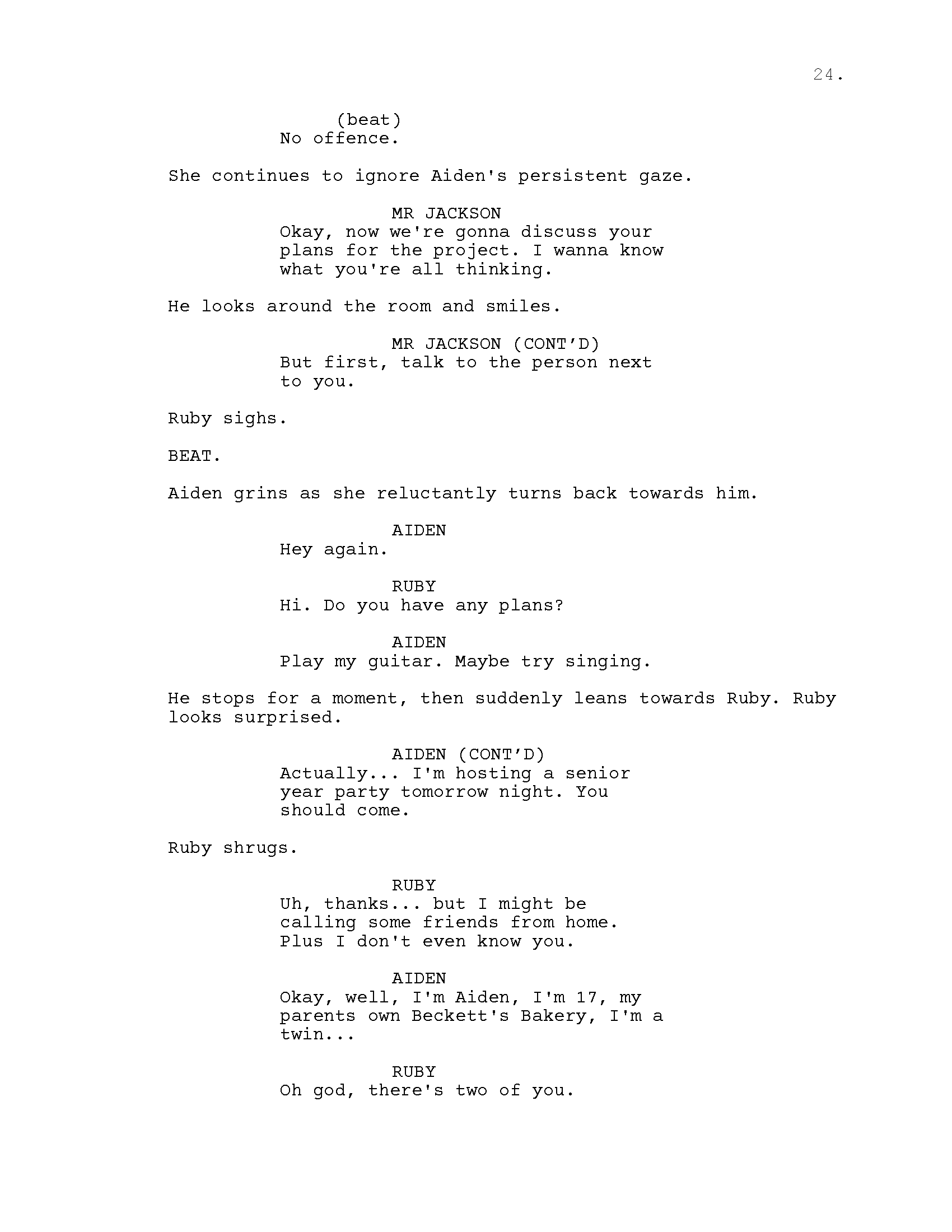 'Tune You Out' Page 24 by Nat Hawrylak.
