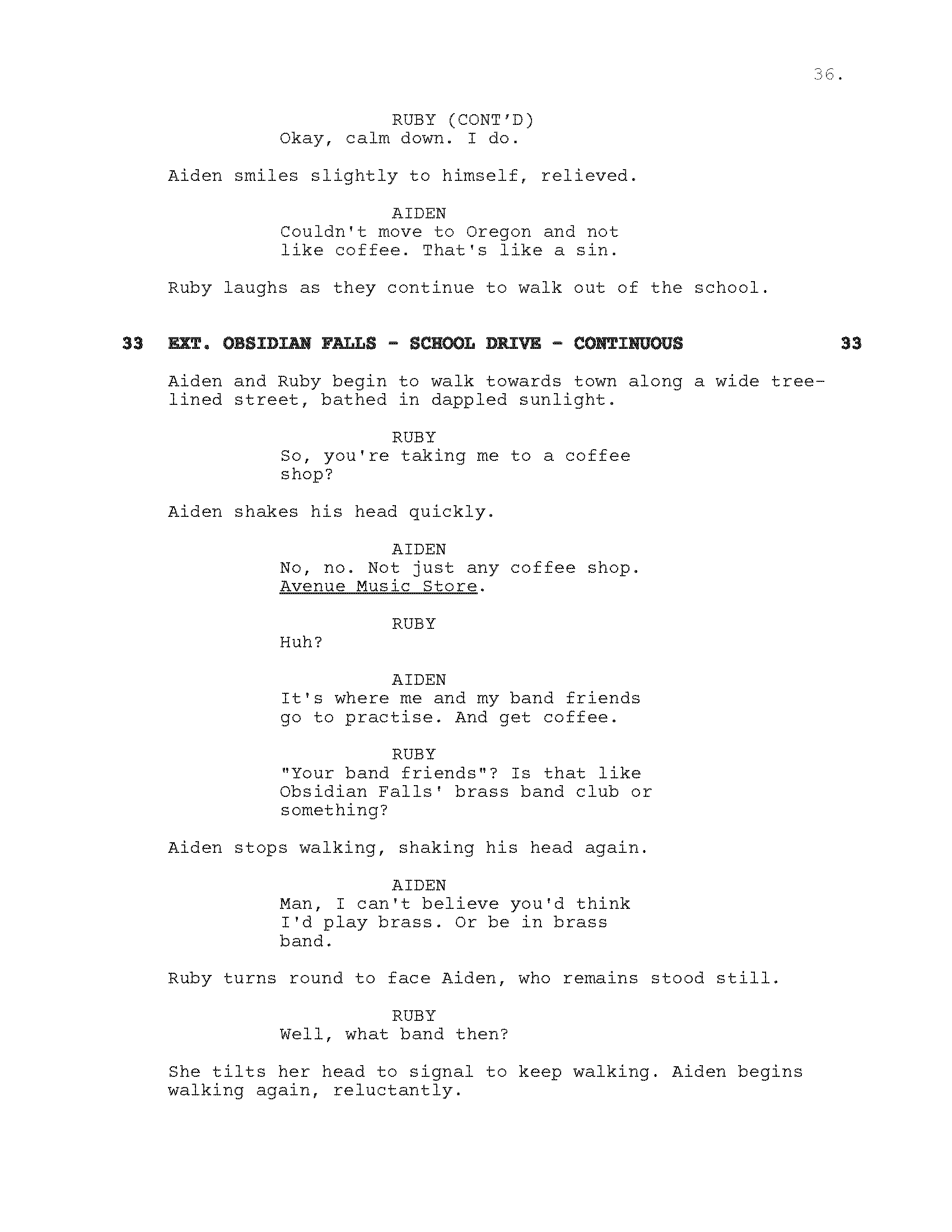 'Tune You Out' Page 36 by Nat Hawrylak.