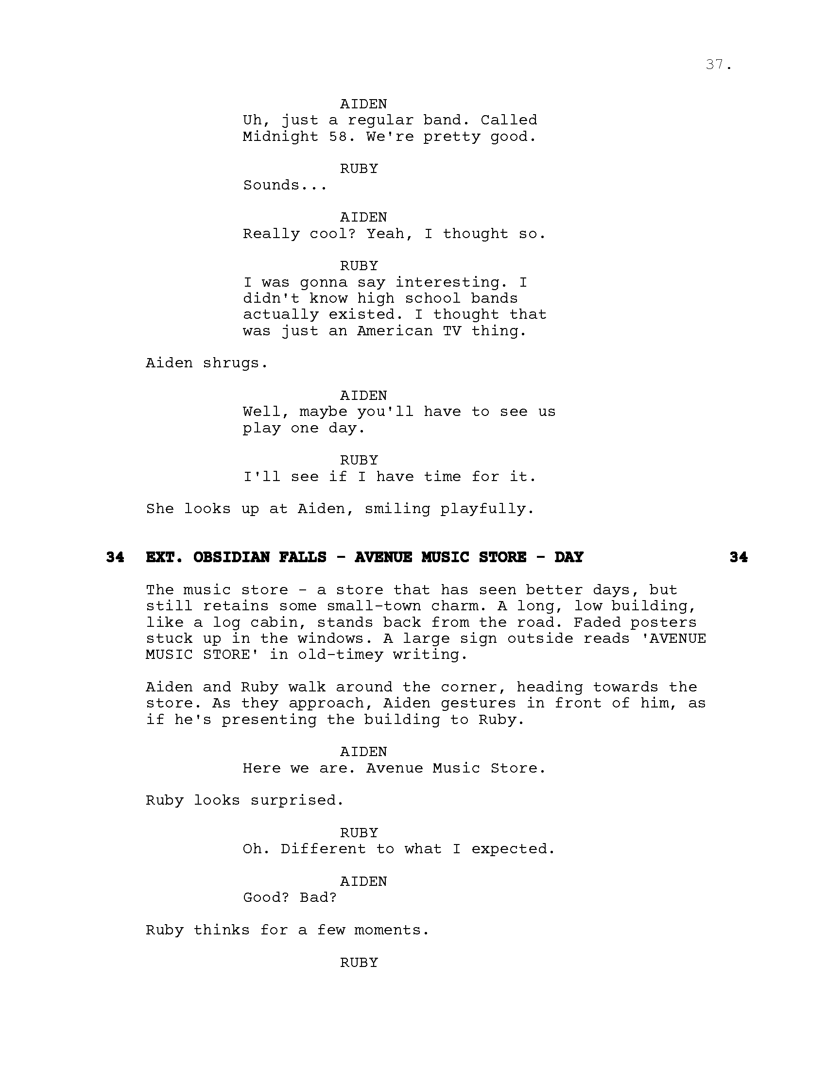 'Tune You Out' Page 37 by Nat Hawrylak.