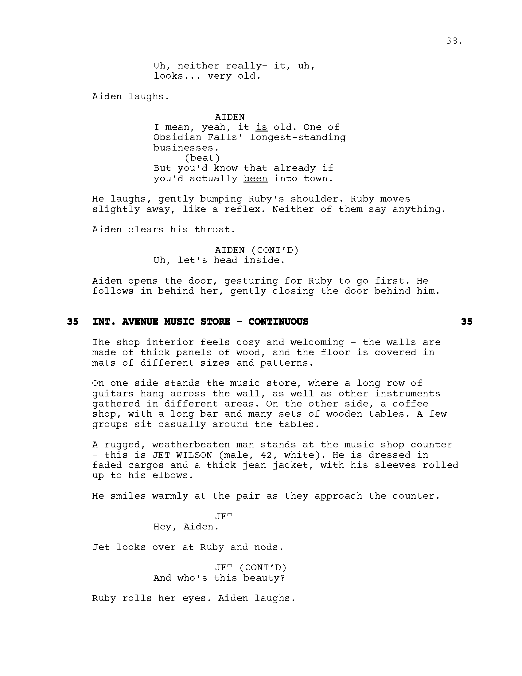 'Tune You Out' Page 38 by Nat Hawrylak.