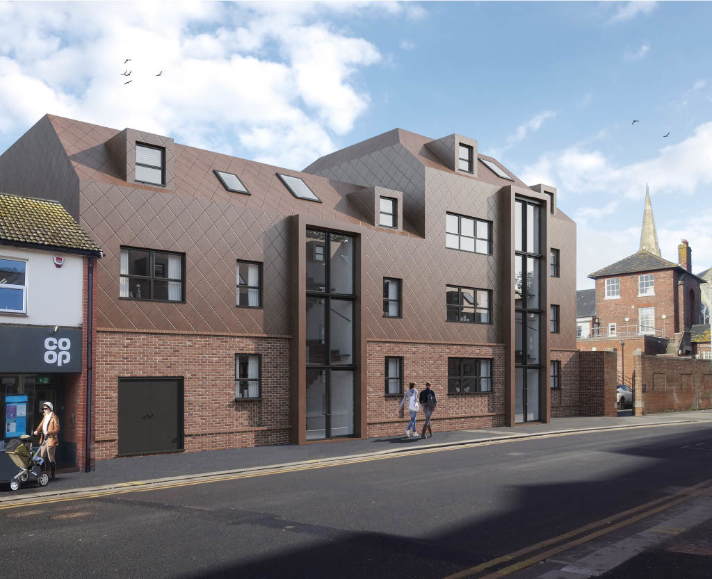Render of a house front