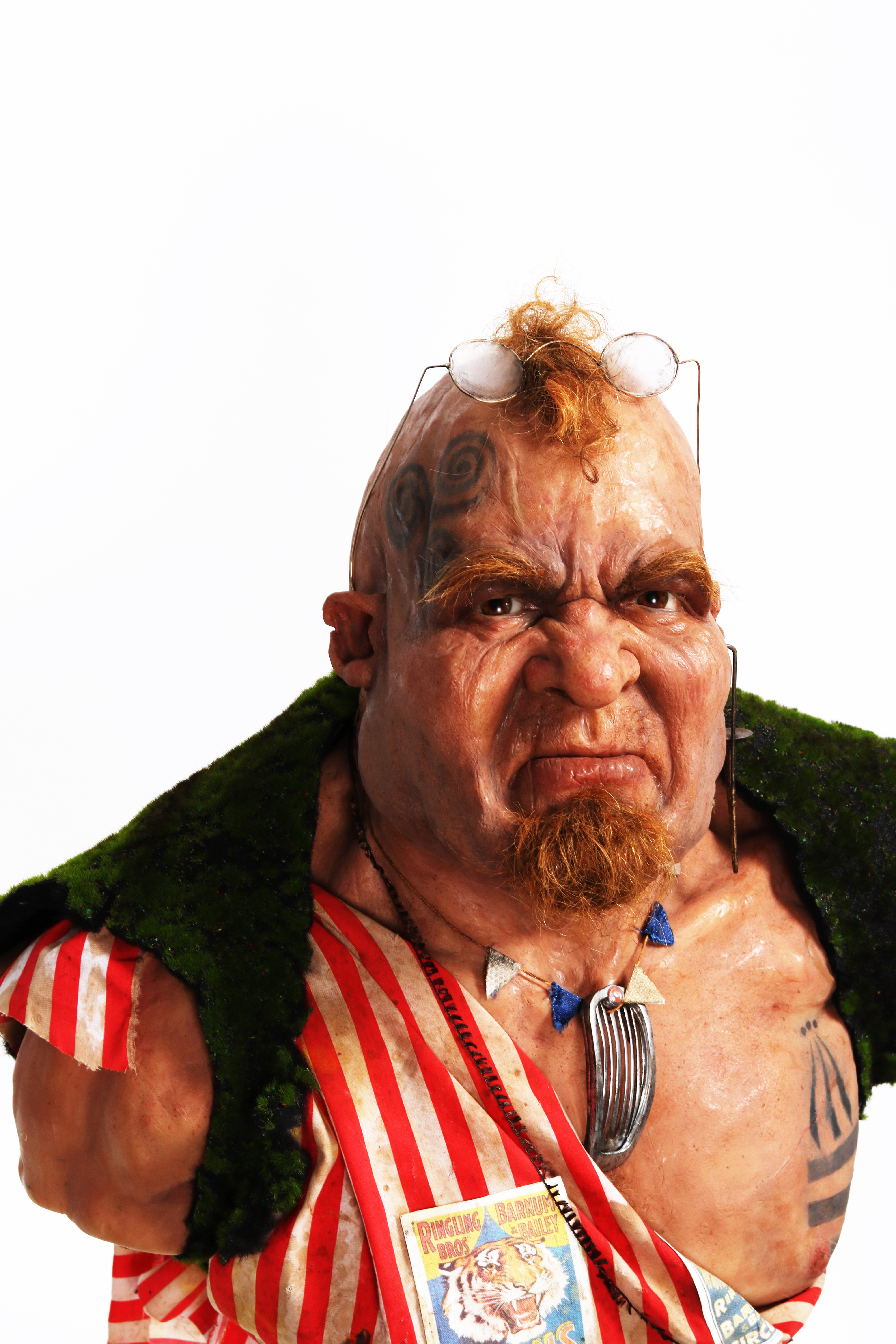 man with beard and mohawk