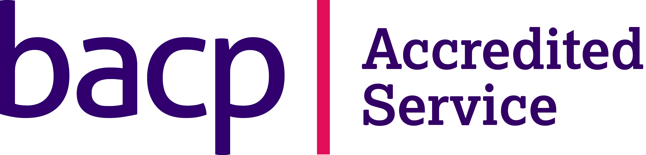 BACP accredited service logo