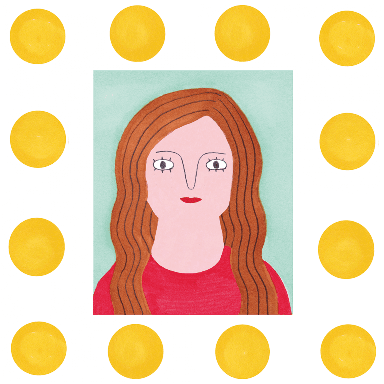 Cartoon Picture of a girl