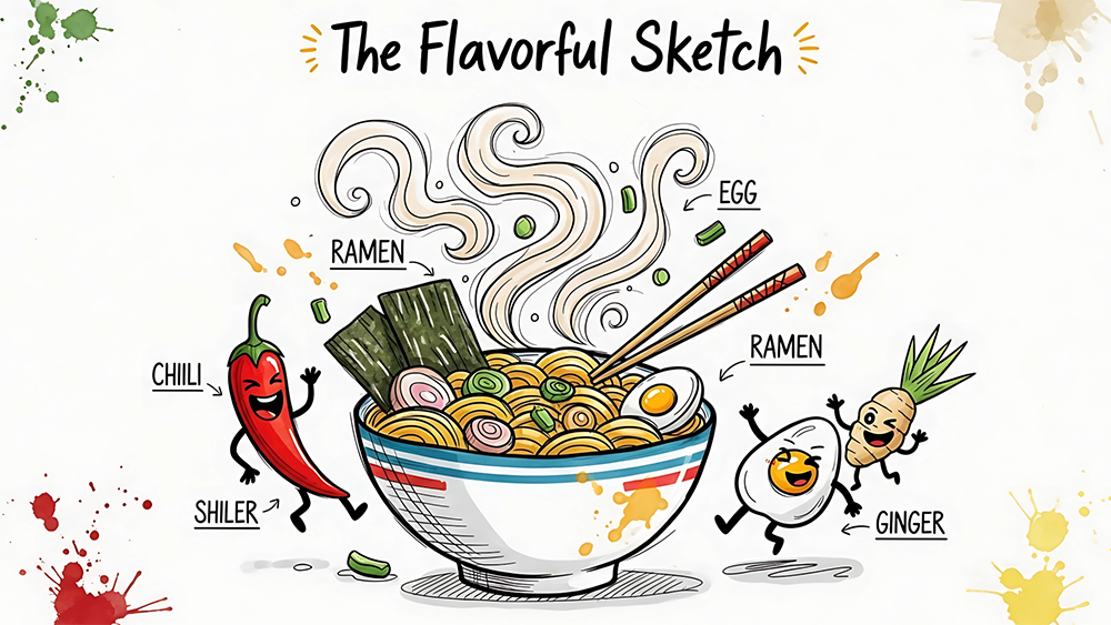 food sketch