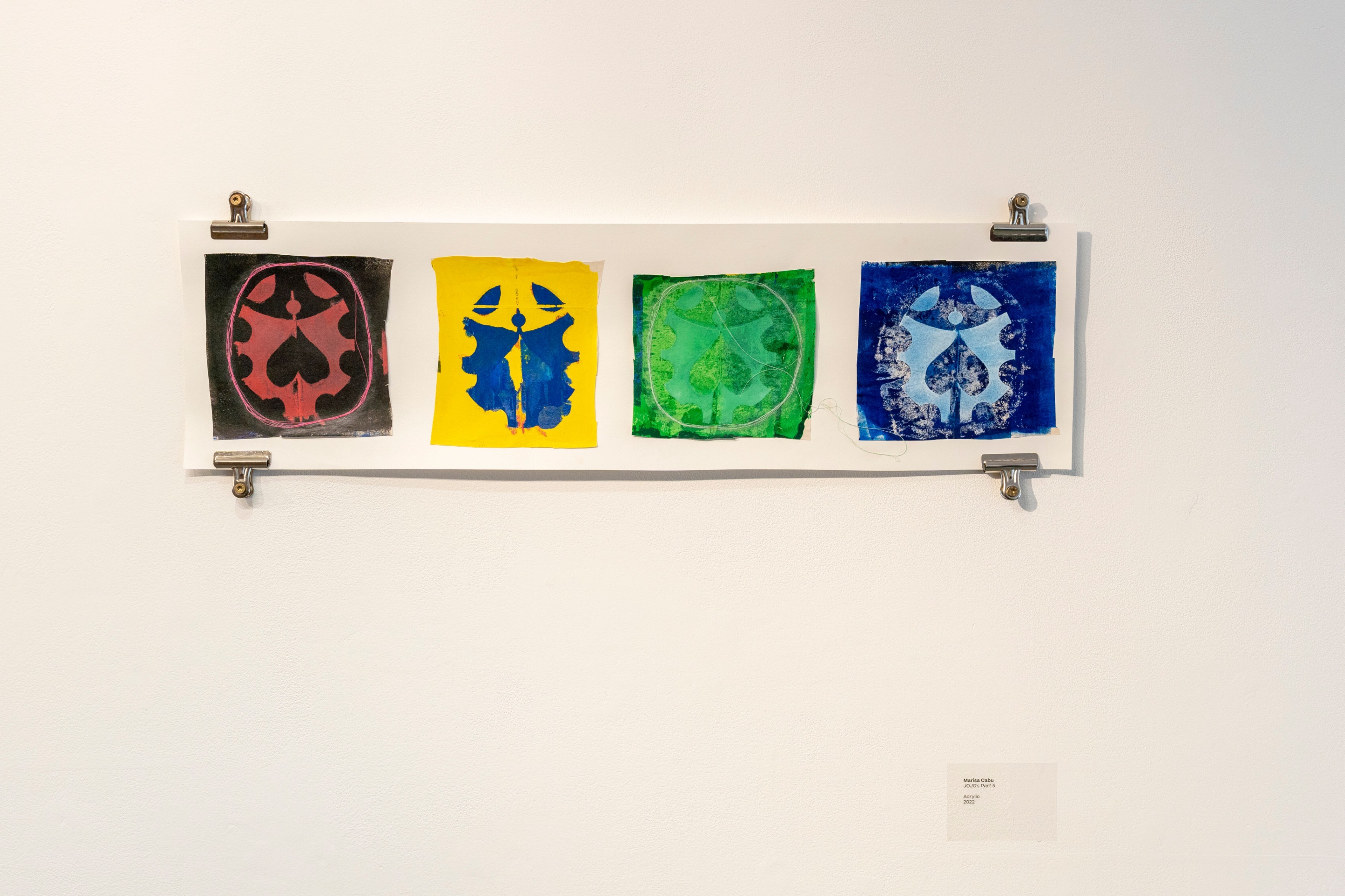 exhibited artwork, abstract print piece