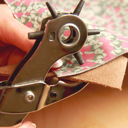 Crafting a piece of leather