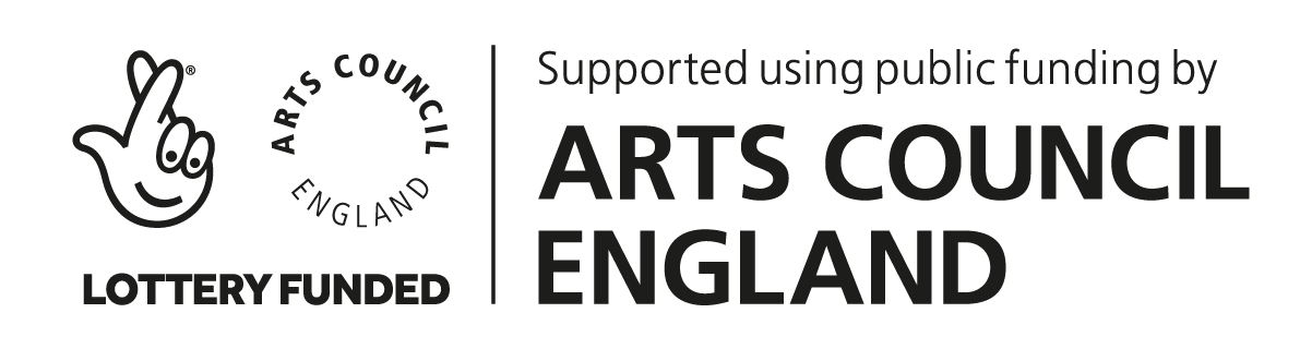 Lottery funded Arts Council England logo