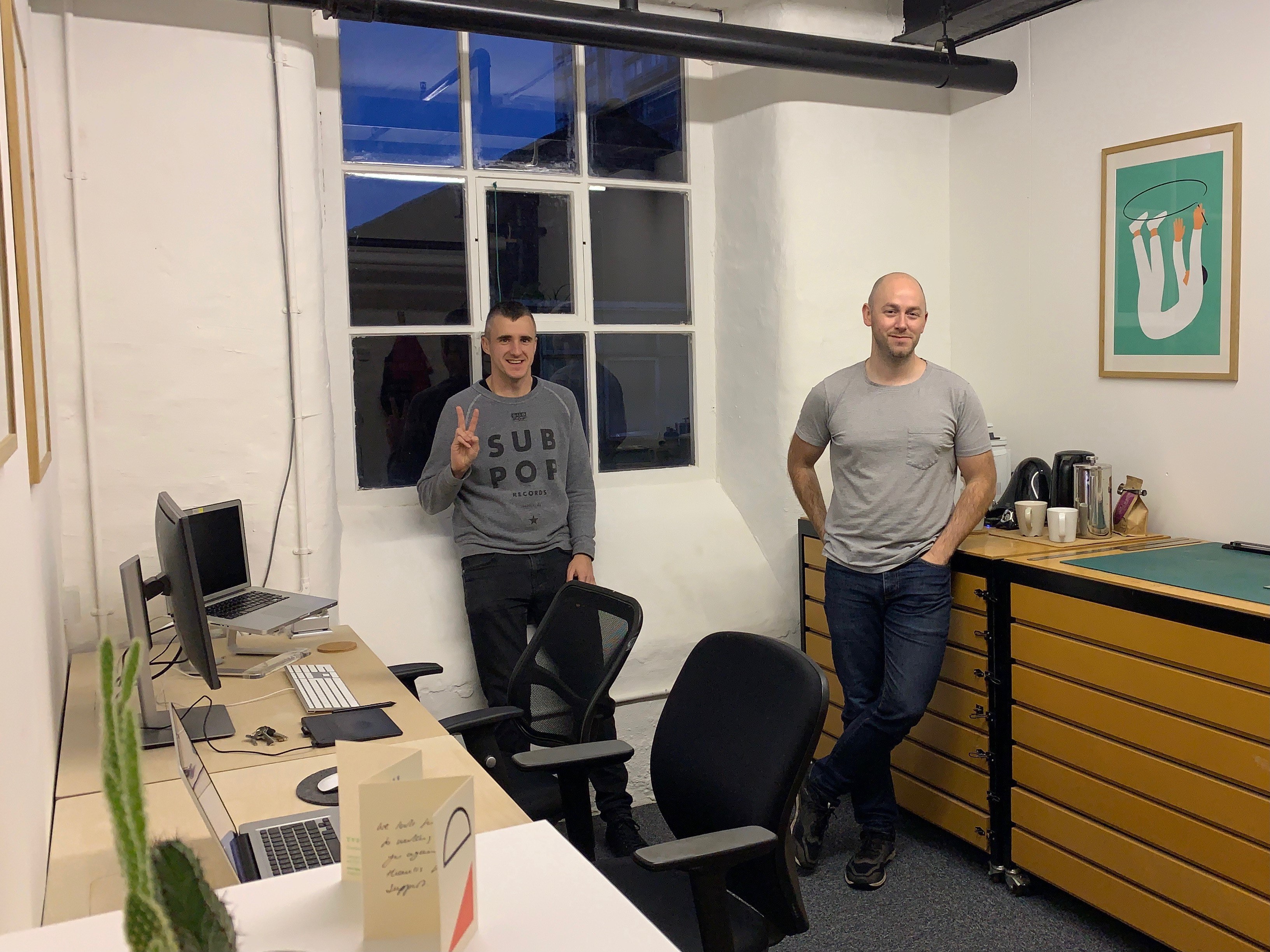 Dominic and Jimmy from Minute works