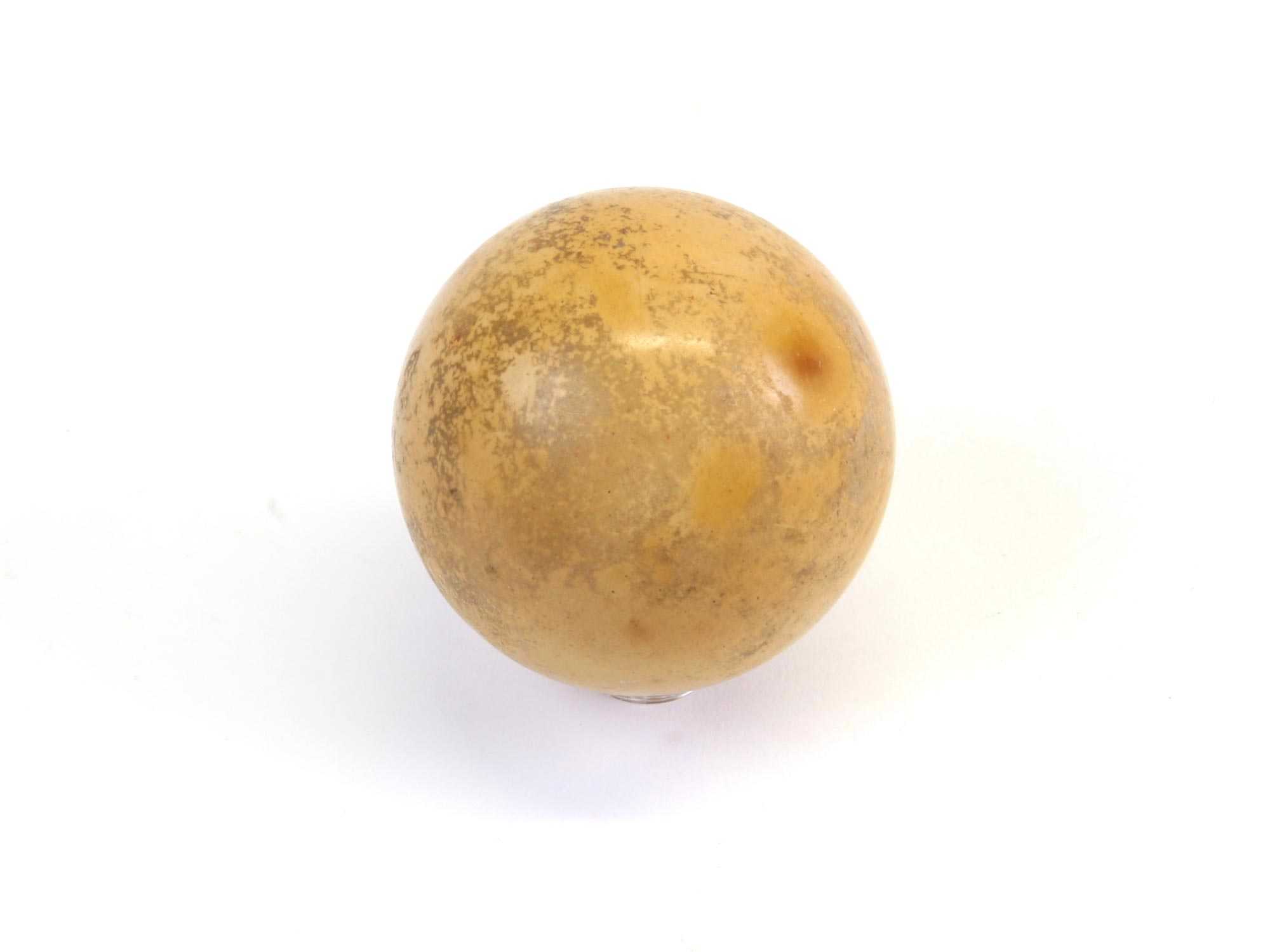 Plastic snooker ball