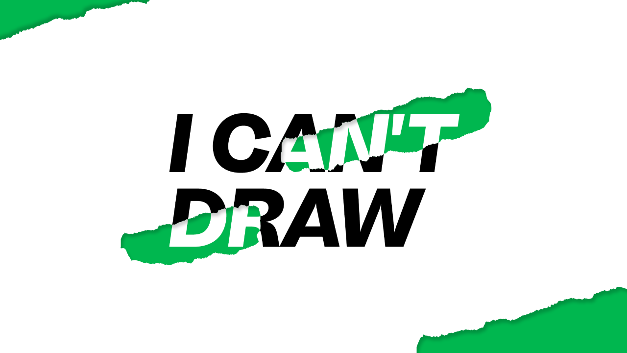 I can't draw typography