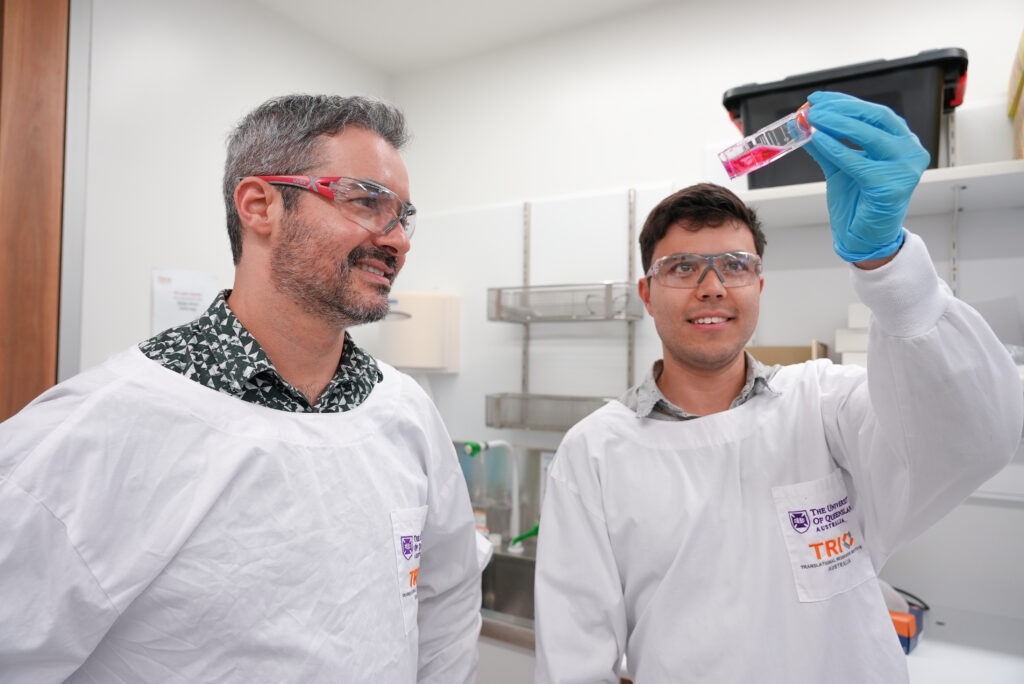 Associate Professor Fernando Guimaraes and Dr Josh Wong of The University of Queensland 1024x684