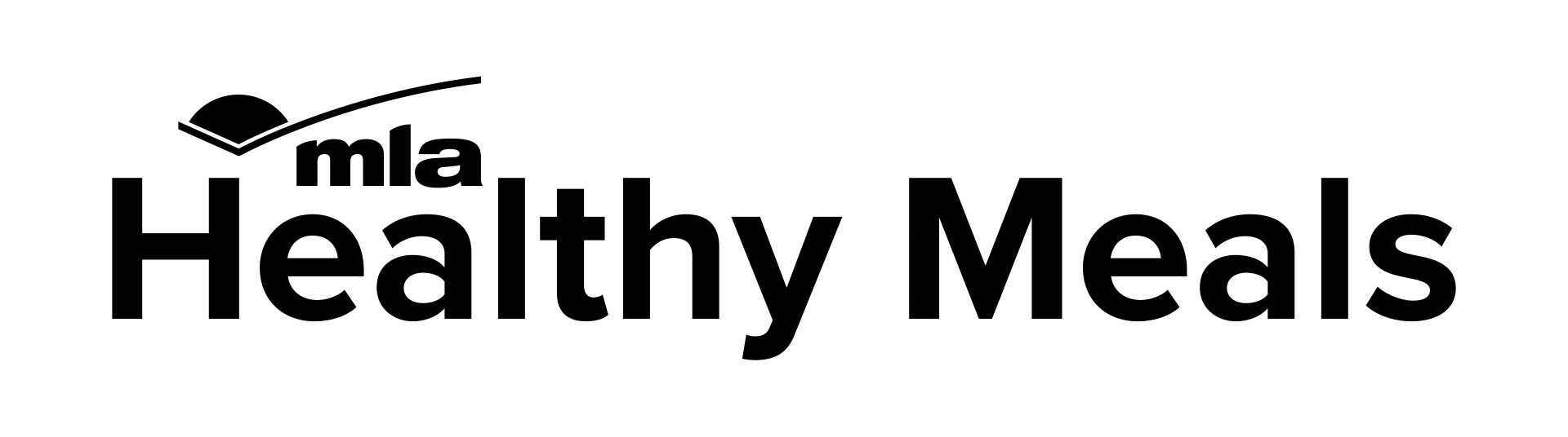 BLK MLA HEALTHY MEALS LOGOS