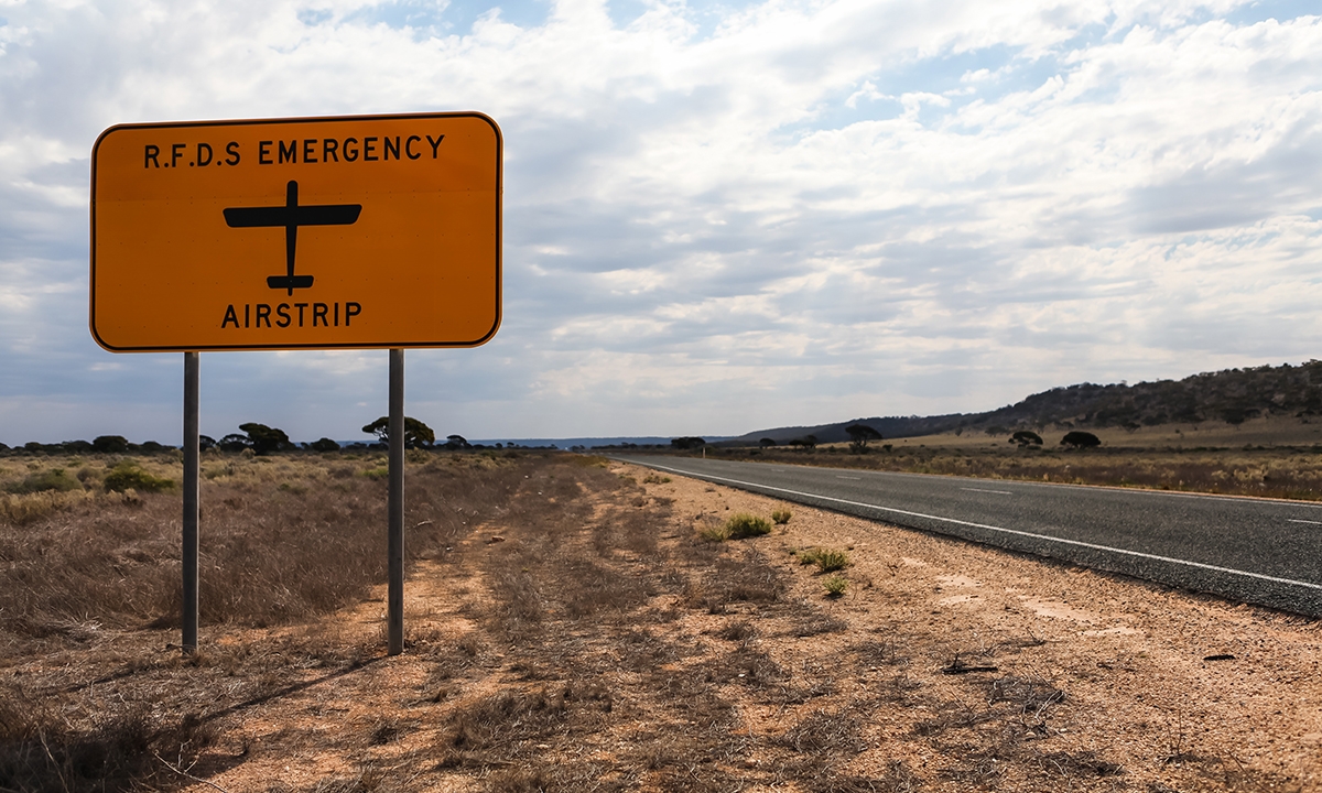 Ambulances at the bottom of the cliff rural mental health care 677