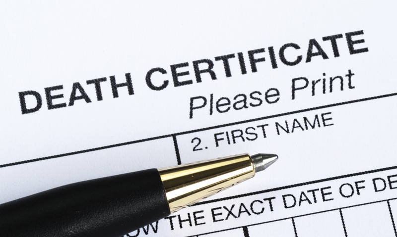 Death cert