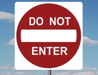 No entry medium